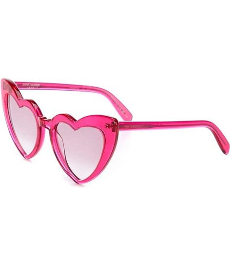 ysl lou lou sunglasses|Saint Laurent Loulou 54mm Heart Sunglasses.